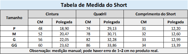 SHORT CRUZADO V-FIT™