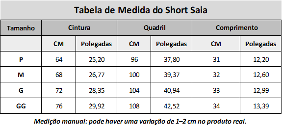 Short Saia SoftMove Elegance