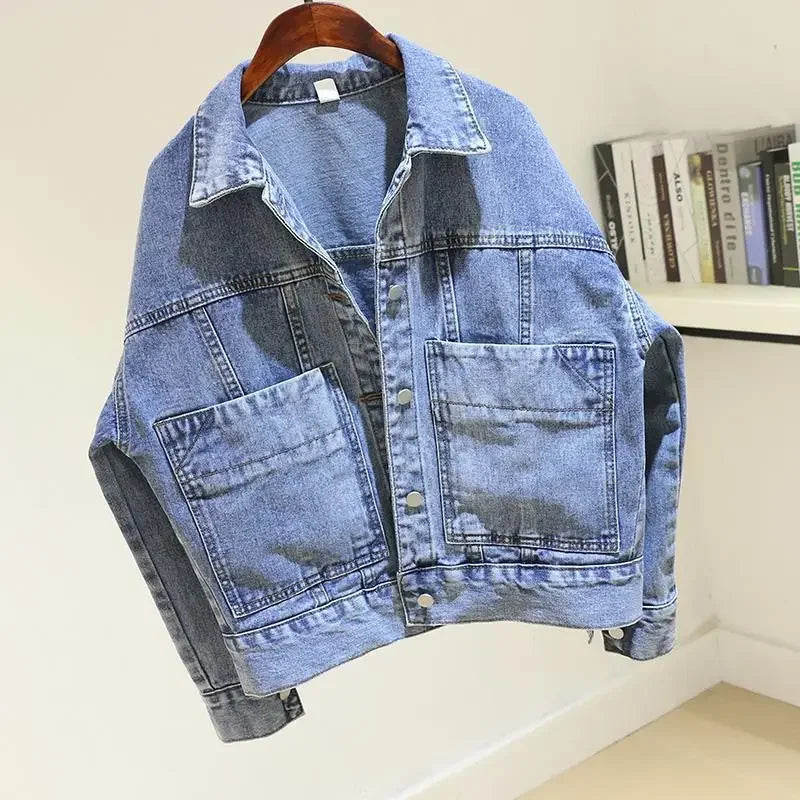 Jaqueta Feminina Jeans Vintage - Clássico Atemporal