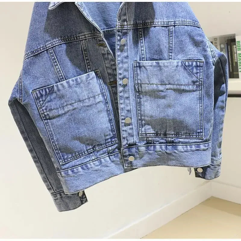 Jaqueta Feminina Jeans Vintage - Clássico Atemporal