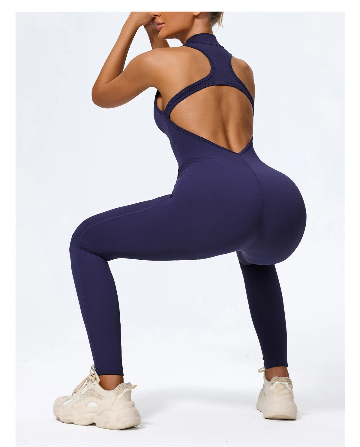 Macacão PowerV Sculpt Zip